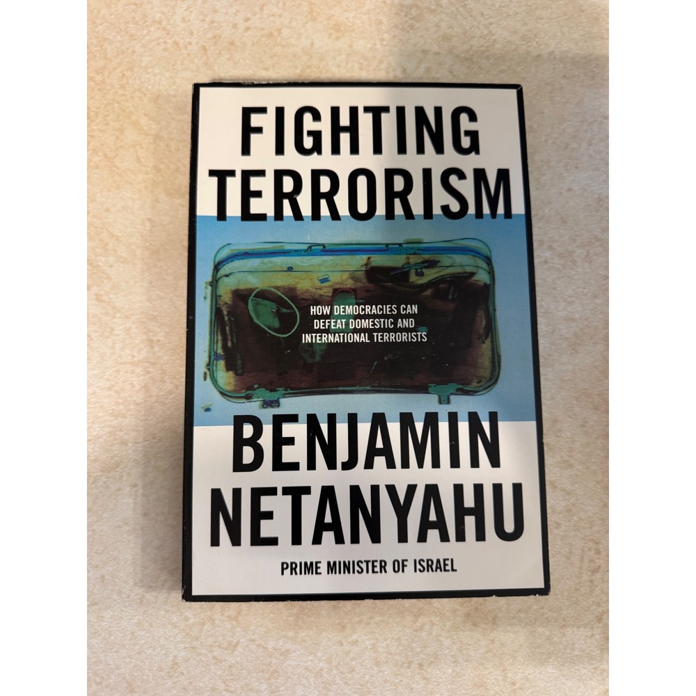Fighting Terrorism Benjamin Netanyahu 1997 Paperback Book Israel Politics